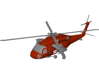 Sikorsky UH-60 Black Hawk 3D Model preview
