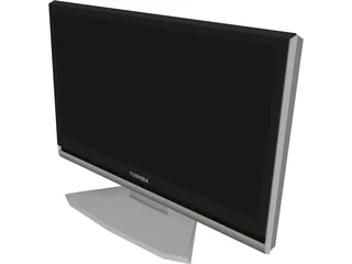 TV Toshiba Regza Z1000 3D Model preview