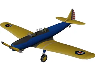 Ryan PT-19 Cornell 3D Model preview