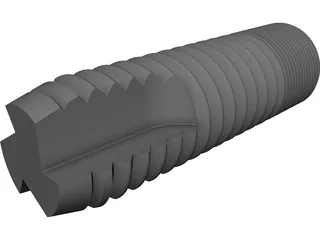 Dental Implant 3D Model preview