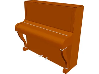 Piano 3D Model preview