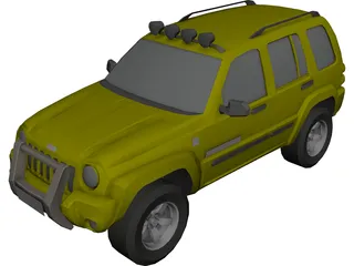 Jeep Liberty 3D Model preview