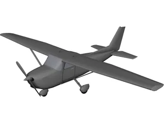Cessna 172 3D Model preview