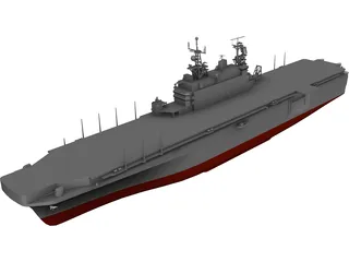 LHA-2 Saipan 3D Model preview