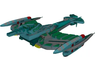 Star Trek Klingon 3D Model preview