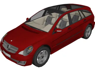 Mercedes-Benz R-Class 3D Model preview