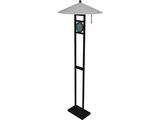 Lamp Floor 3D Model preview