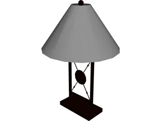 Lamp Table 3D Model preview