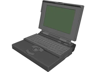 Computer Laptop 3D Model preview