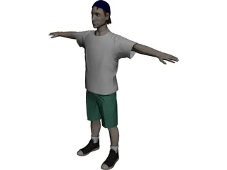 Boy 3D Model preview