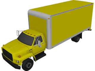 Moving Truck (1993) 3D Model preview