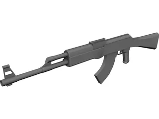 AK-47 3D Model preview