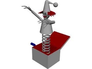 Jack-In-The-Box 3D Model preview