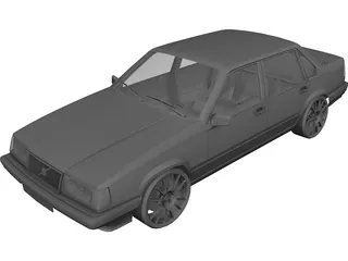 Volvo 940 3D Model preview