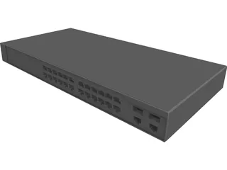 Hub 3D Model preview