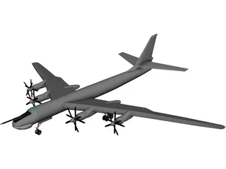 Tupolev Tu-95 Bear 3D Model preview