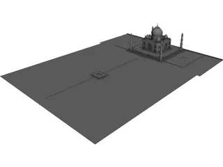 Taj Mahal 3D Model preview