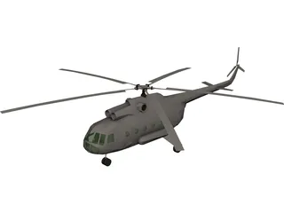 Mil Mi-8 Hip 3D Model preview