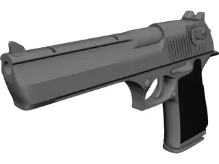 Desert Eagle 3D Model preview