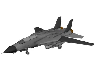 F-14 Tomcat 3D Model preview