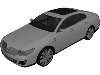 Lincoln MKS (2009) 3D Model preview