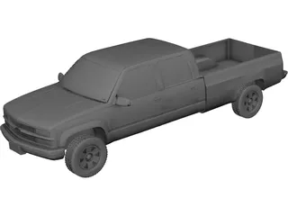 Chevrolet Silverado 3D Model preview