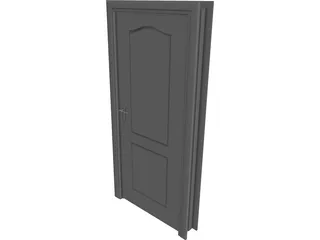 Western Door 3D Model preview