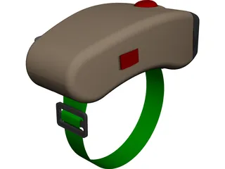 Flashlight 3D Model preview