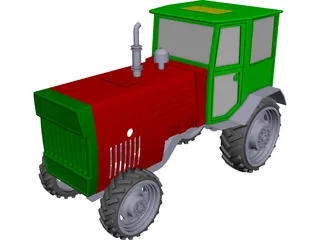 Tractor 3D Model preview