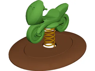 Children Playground Toy 3D Model preview