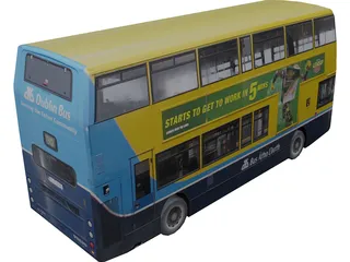Dublin Bus 3D Model preview