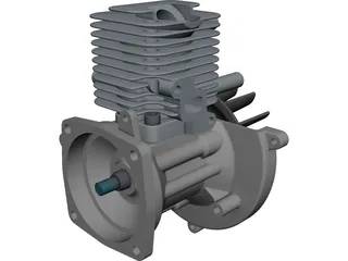 Engine 3D Model preview