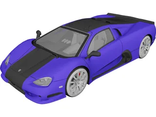 SSC Ultimate Aero 3D Model preview