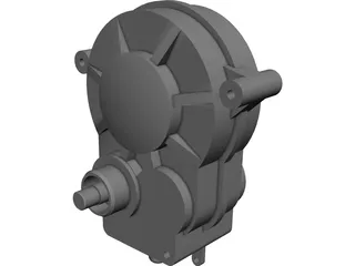 Quaife QBA2R Drivebox 3D Model preview