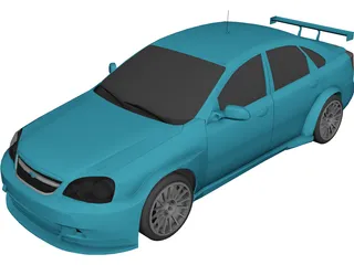 Chevrolet Lacetti WTCC 3D Model preview