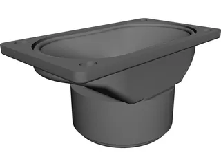Speaker SW320 3D Model preview