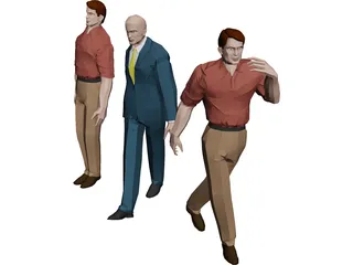 People Collection 3D Model preview