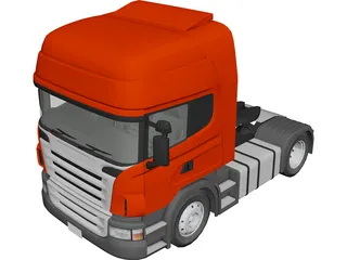 Scania P380 3D Model preview