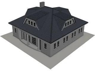 House Amsterdam Holland 3D Model preview