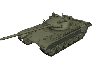 T-72 Ural 3D Model preview