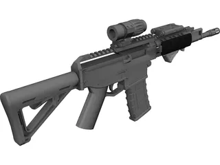 Magpul Masada 3D Model preview