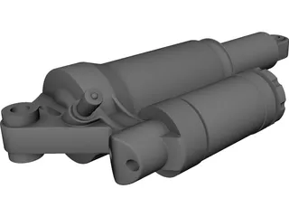 Shock Fox Racing Shox DHX 5 Air 3D Model preview