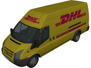 Ford Transit Jumbo 3D Model preview
