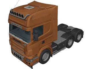 Scania R620 3D Model preview