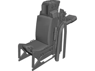 Ejection Seat 3D Model preview