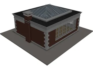 Pavilion 3D Model preview