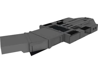 Star Wars ISD Bridge 3D Model preview