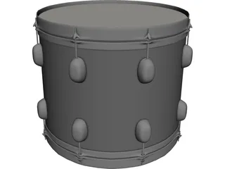 Drum 3D Model preview