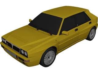 Lancia Delta HF Evo2 (1994) 3D Model preview