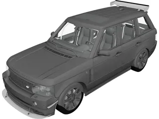 Range Rover Sport [Tuned] (2008) 3D Model preview